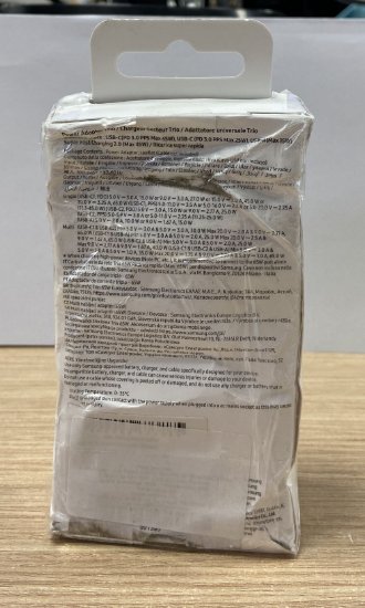 OPEN BOX - Namizni polnilnik SAMSUNG Power Adapter Trio, 2x USB-C, 1x USB-A, 65W