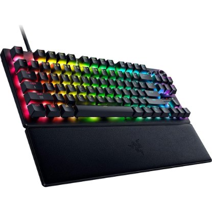 Tipkovnica RAZER Huntsman V3 Pro Tenkeyless 8KHz, Analog Optical Switch Gen 2, RGB, UK Layout, USB, črna