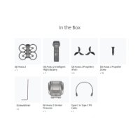 Dron DJI Avata 2, 4K kamera, gimbal, vreme leta do 23 min, sivi, samo dron