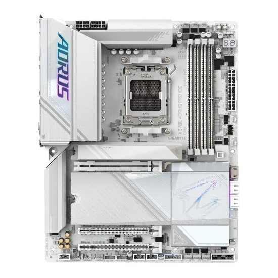 Matična plošča GIGABYTE X870E AORUS PRO ICE, AMD X870E, DDR5, ATX, s. AM5