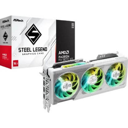 Grafična kartica ASROCK Radeon RX 9070 XT Steel Legend, 16GB GDDR6