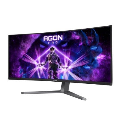 Gaming monitor 34" AOC Agon Pro AG346UCD, UWQHD, OLED, 175Hz, 1ms, 1000cd/m2, FreeSync, ukrivljen, zvočnici, črni