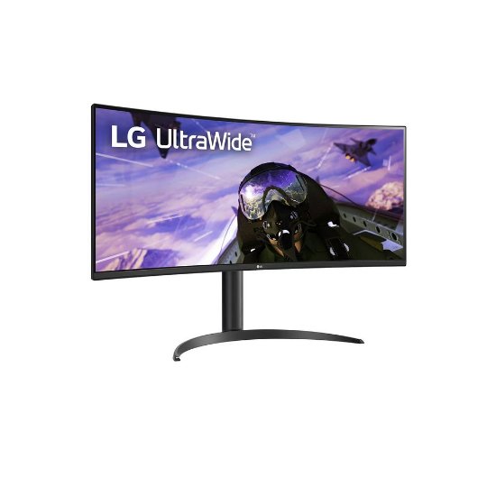 Gaming monitor 34" LG 34WP65CP-B.AEU, UWQHD, VA, 160Hz, 1ms, 300cd/m2, FreeSync, ukrivljen, zvočnici, črni