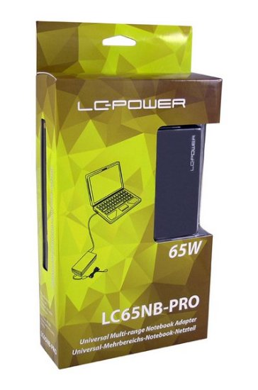 Polnilec za prenosni računalnik LC POWER LC-NB-PRO-65, 65W, univerzalni