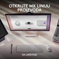 Web kamera LOGITECH MX Brio, 4K UHD, USB-C, svetlo siva