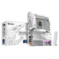 Matična plošča GIGABYTE Z890 Aorus Elite WIFI7 ICE, Intel Z890, DDR5, WiFi, ATX, podnožje 1851, bela