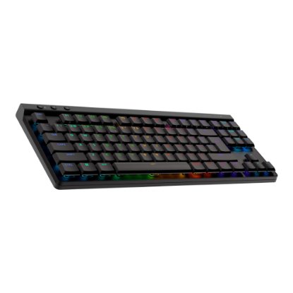 Tipkovnica LOGITECH Gaming G515 Lightspeed TKL, Tactile switch, RGB, mehanička, brezžična, US Layout, USB, črna