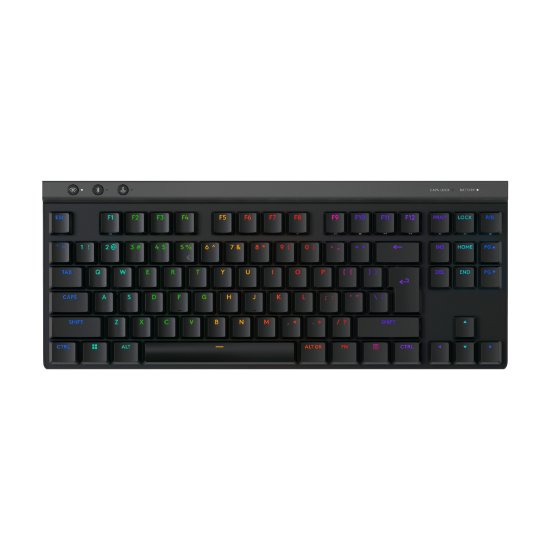 Tipkovnica LOGITECH Gaming G515 Lightspeed TKL, Tactile switch, RGB, mehanička, brezžična, US Layout, USB, črna