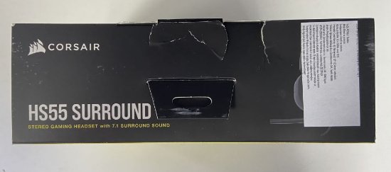 RABLJENO – Slušalke CORSAIR HS55 Surround, mikrofon, črne