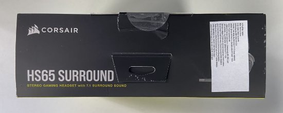OPEN BOX - Slušalice CORSAIR HS65 Surround Gaming Wireless, bežične, mikrofon, crne