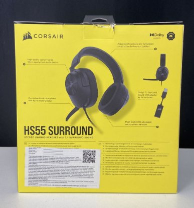 OPEN BOX - Slušalice CORSAIR HS55 Surround, mikrofon, crne