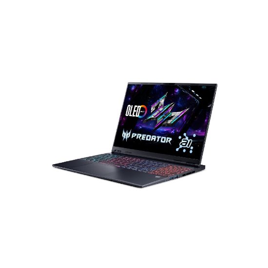 Laptop ACER Predator Helios Neo 16S NH.QX7EX.00D / Core Ultra 9 275HX, 64GB, 1TB SSD, nVidia GeForce RTX 5070 Ti, 16" WQXGA 240Hz OLED, Windows 11, crni