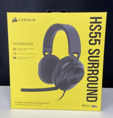 OPEN BOX - Slušalice CORSAIR HS55 Surround, mikrofon, crne