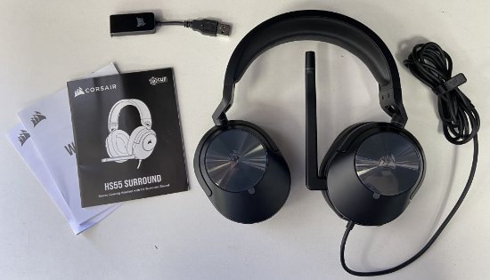 OPEN BOX - Slušalice CORSAIR HS55 Surround, mikrofon, crne