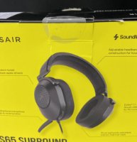 OPEN BOX - Slušalice CORSAIR HS65 Surround Gaming Wireless, bežične, mikrofon, crne