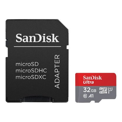 Pomnilniška kartica SANDISK, micro SDXC Ultra Android, 32GB, SDSQUA4-032G-GN6MA, A1 Class 10 UHS-I, 120MB/s + SD Adapter