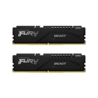RAM pomnilnik PC-51200, 32GB, KINGSTON Fury Beast Black KF564C32BBEK2-32, EXPO, DDR5 6400MHz, kit 2x16GB