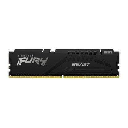 Pomnilnik PC-51200, 16GB, KINGSTON Fury Beast Black KF564C32BBE-16, EXPO, DDR5 6400MHz