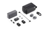Mikrofon DJI Mic 2 (2 TX + 1 RX + Charging Case), brezžični, črn