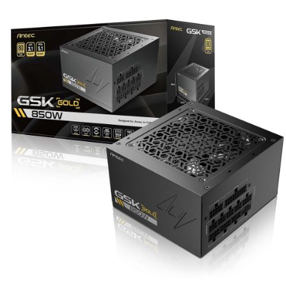 Napajlnik 850W, ANTEC GSK850 EC, ATX 3.1, 120mm vent., 80+ Gold, modularno