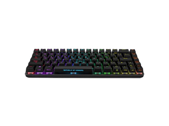 Tipkovnica ASUS ROG Falchion Ace, RGB, mehanička, ROG NX Red, UK Layout, črna