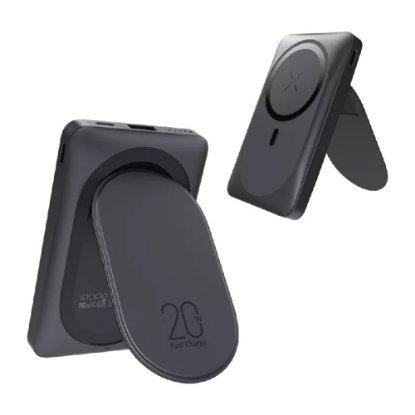 Mobilni USB polnilec VEGER MagOn Pro, magnetni, 10000 mAh, črni