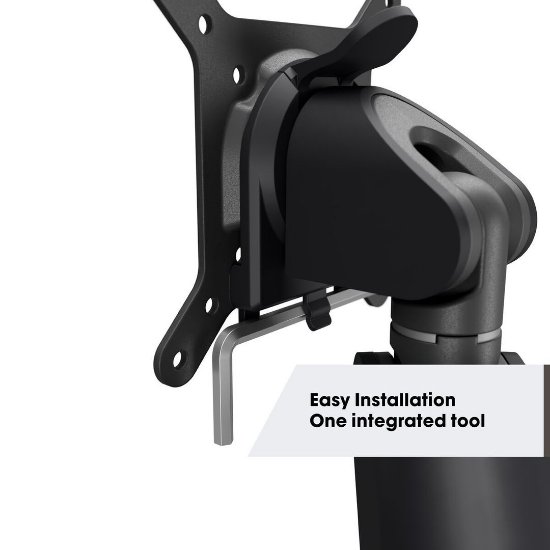 Stalak za monitor VOGEL'S MOMO2237B, stolni, do 34", sa pomakom 180° i nagib -20°/+105°, do 10kg, za 2 monitora