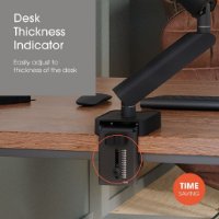 Stalak za monitor VOGEL'S MOMO2237B, stolni, do 34", sa pomakom 180° i nagib -20°/+105°, do 10kg, za 2 monitora