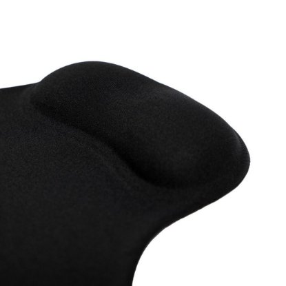 Podloga za miško OCTIO OMP01 ERGO, s osloncem za zapešće, črna