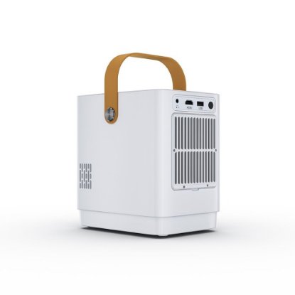 Projektor CUBOT Surewheel Q3, FHD, 320 ANSI lumena, HDMI, WI-FI, bluetooth, prijenosni, beli