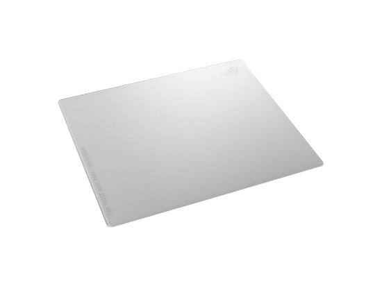 Podloga za miško ASUS ROG Moonstone Ace L, steklena, bela