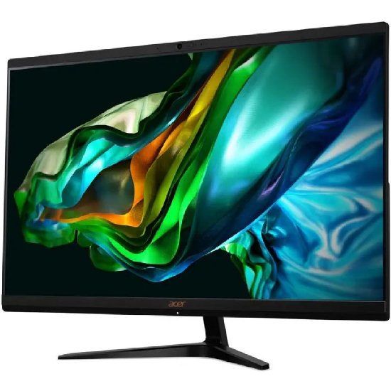 Računalnik ACER Aspire C27-1800 All-in-One DQ.BM3EX.00A / Core i5 12450H, 16 GB, 1 TB SSD, UHD Graphics, 27" FHD IPS, brez operacijskega sistema, črne barve