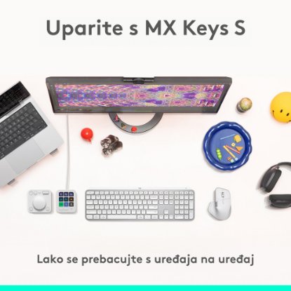 Miška LOGITECH MX Master 4, optična, brezžična, BT, bela