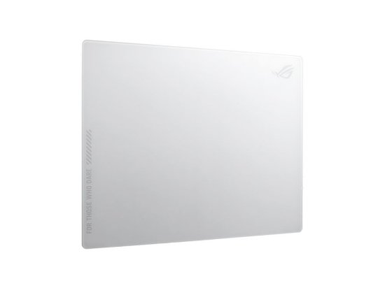 Podloga za miško ASUS ROG Moonstone Ace L, steklena, bela
