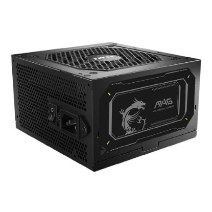 Napajalnik 850W, MSI MAG A850GL PCIE5 II, ATX v3.1, 120mm ventilator, modularno, 80+ Gold