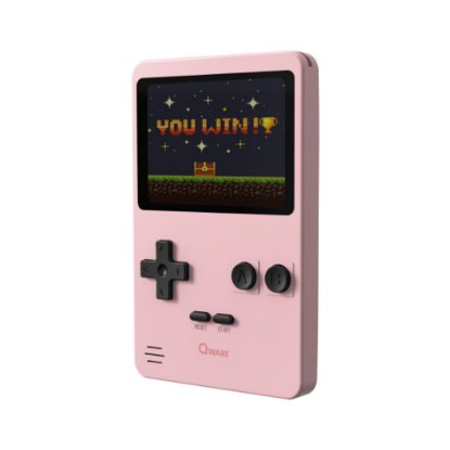 Igralna konzola QWARE Retro Gamer, 2,8" ekran, 240 igara, roza