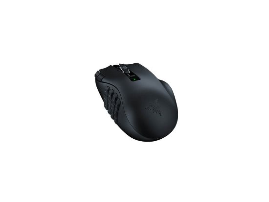 Miška RAZER Naga V2 HyperSpeed, optički, 30000dpi, bežični, črni
