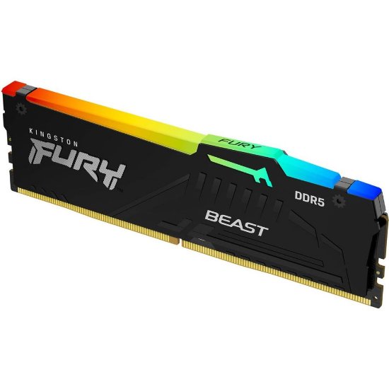 RAM pomnilnik PC-44800, 8GB, KINGSTON Fury Beast RGB KF556C40BBA-8, XMP, DDR5 5600MHz
