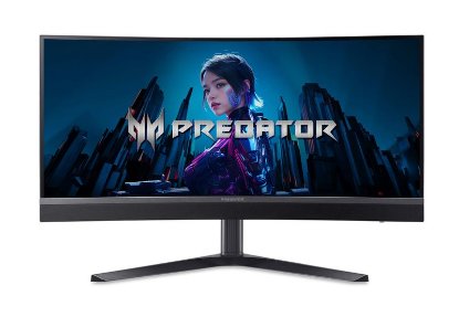 Gaming monitor 34" ACER Predator X34 V3bmiiphuzx UM.CXXEE.301, UWQHD, VA, 180Hz, 1ms, 1000cd/m2, FreeSync, ukrivljen, zvočnici, črni
