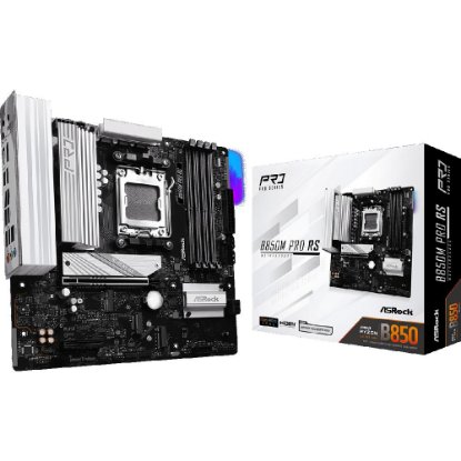 Matična plošča ASROCK B850M Pro RS, AMD B850, DDR5, mATX, s. AM5