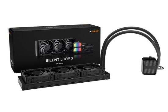 Vodeno hlajenje BE QUIET Silent Loop 3 360 mm, CPU hlajenje, za Intel in AMD
