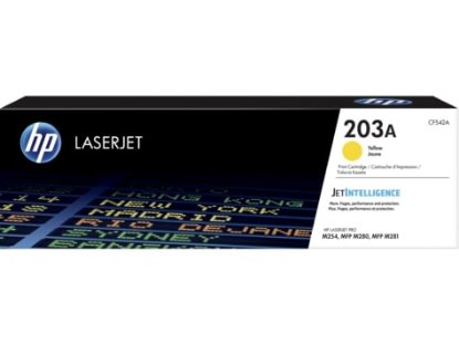 Toner HP za LaserJet Pro M254dw/M254nw/M280nw/M281fdn/M281fdw, No. 203A, CF542A, žuti