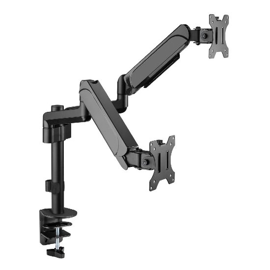 Stalak za monitor BIT FORCE BRACKET DMG-32-2M , stolni, do 32", za 2 monitora, crni