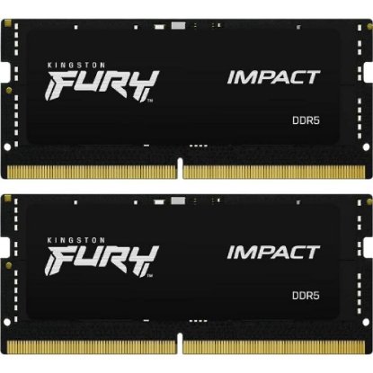 Memorija SO-DIMM PC-48000, 32GB, KINGSTON Fury Impact, KF560S38IBK2-32, DDR5 6000 MHz