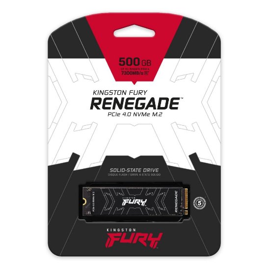 SSD 500GB KINGSTON Fury Renegade, SFYRS/500G, M.2/NVMe, 2280, maks 7300/3900 MB/s