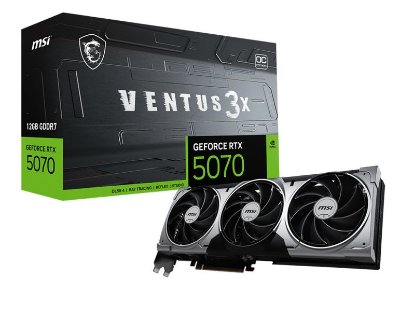 Grafička kartica MSI GeForce RTX 5070 Ventus 3X OC, 12GB GDDR7