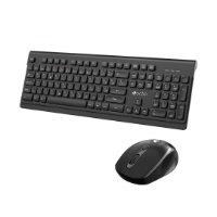 Tipkovnica + miška OCTIO KM200W, črni, bežični