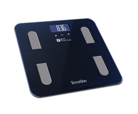 Pametna osebna tehtnica TERRAILLON Fit Coach, do 180kg, WiFi, modra