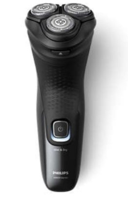 Brivnik PHILIPS X3051/00, brezžična uporaba, za mokro in suho britje, črn