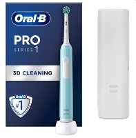 Električna zobna ščetka ORAL-B PRO 1, turkizna + potovalna torbica